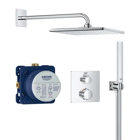 Grohe Precision Thermostat 34881000 Takduschset Populärt val